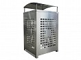 Emerdyn Bin Enclosure S/Steel - Hood & Pins Option